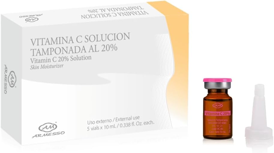 | Vitamin C 20% – Brightening & Antioxidant Serum | With 20% Ascorbic Acid | For Professional Use Only | 5x10mL Vials