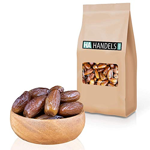 Datteln Deglet Nour naturbelassen ungezuckert ohne Stein ungeschwefelt unbehandelt ohne Zuckerzusatz entsteint Rohkost wiederverschließbare Verpackung 1kg - 2,5kg (1kg)