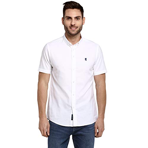 Image of Red Tape Men's Solid Regular Fit Casual Shirt