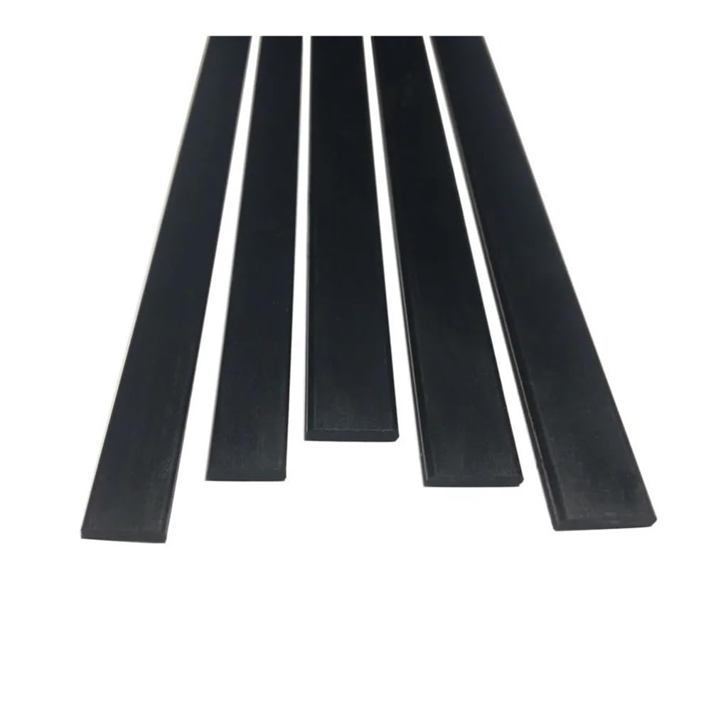 2 szt. 500MM płaski pręt z włókna węglowego - lekkie akcesoria do latawców RC, konfigurowalne arkusze z włókna węglowego(6x30x500mm)