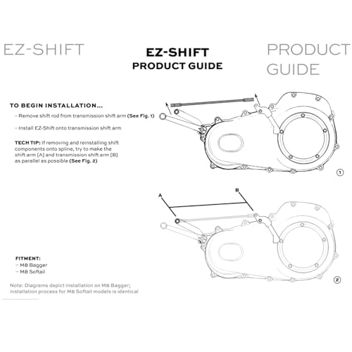 Image of EZ Shift Neutral Pro Kit for Harley M8 Baggers and Softails - Effortless Neutral Every Time