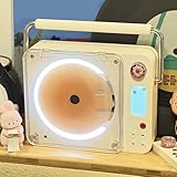 【Fácil operación y pantalla LED】 Botones de control fáciles de usar (presione/gire for cambiar de modo/ajustar el volumen) además de una pantalla digital LED for información de reproducción en tiempo real. Operación intuitiva, no se requiere configuración compleja for disfrutar de la música al instante.