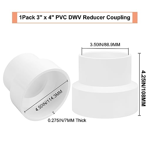 La Mejor comparativa de Reducer PVC para drenaje los preferidos por los clientes. 17 Imagen adicional