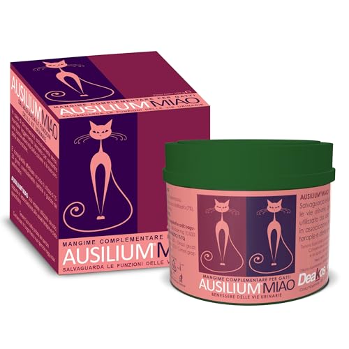 Deakos Ausilium Miao in Polvere 100g - Integratore Gatto per il Benessere delle Vie Urinarie - Con D-Mannosio Puro e Morinda Citrifolia - Integratore per Gatto Senza Glutine e Lattosio