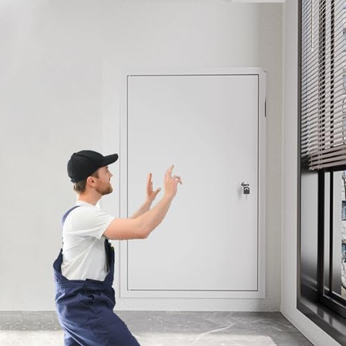 Pannello di accesso ignifugo per cartongesso, 250 x 600 mm, 300 x 300 mm, 700 x 700 mm, design durevole e sicuro per albero di servizio, uso del bagno