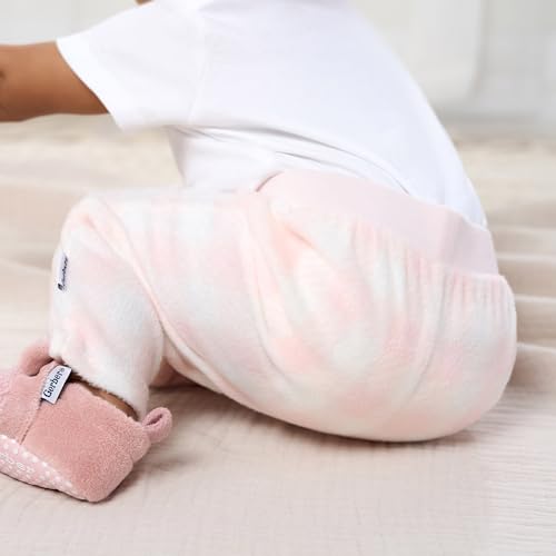 Image of Gerber Baby Girls' 4-Pack Microfleece Pants