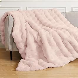 Pink Fluffy Blanket for...
