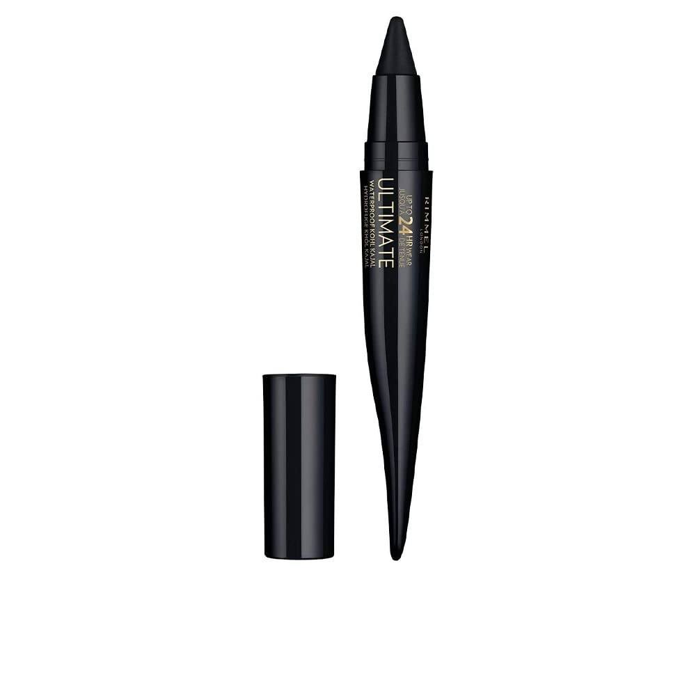 Rimmel London Ultimate Kohl Kajal Waterproof Eyeliner - 001 Black Obsidian Eyeliner Women 0.04 oz