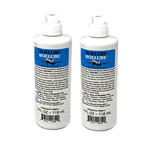 Boelube 70090-L-001- Multi-Use Liquid High Performance Industrial Lubricant for Minimum Quantity Lubrication (MQL) Application | Clear 4 Oz Drop Bottle