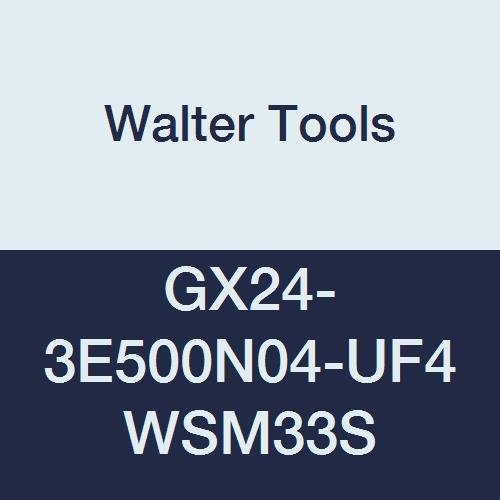 GX24-3E500N04-UF4 WSM33S Carbide Tiger-Tec Grooving Indexable Turning Insert, 1/64" Corner Radius (Pack of 10)