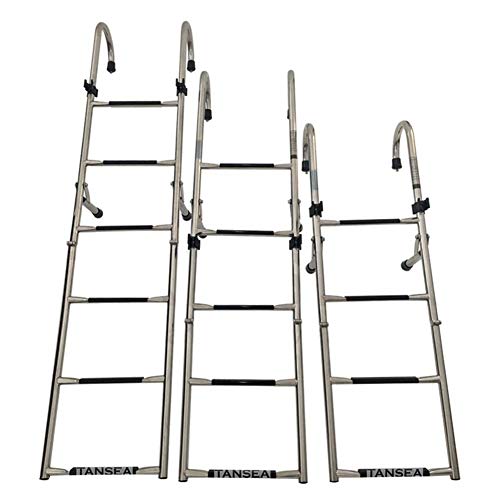 Escalera plegable para piscina de acero inoxidable miniatura 1