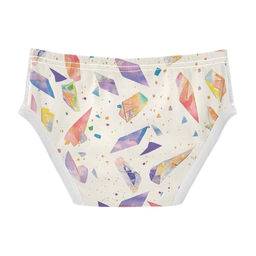 KLL Beige Sparkling Glitter Little Boys Soft Underwear Cute Children Undies2