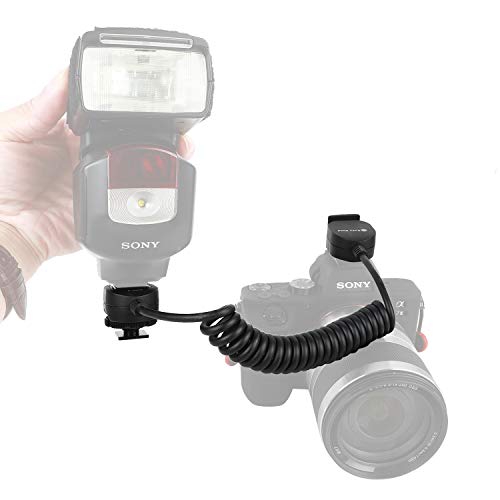 Easy Hood Rotating Flash Bracket Mount and 1.6ft TTL Off Camera Speedlite Cord for Sony A9 II A7R IV A7 A7S A7III A7RII A7RIII A7SII A6600 A6500 A6400 Camera with Multi Interface MI Shoe - Thumbnail 3
