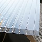 ポリカーボネート ポリカ中空ボード 中空ポリカ 板 1000×2000mm 厚み 10mm 透明 クリア