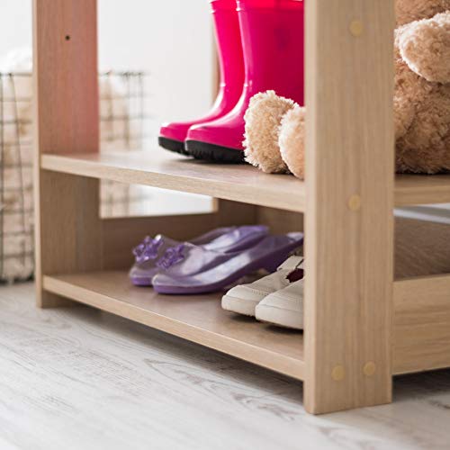 image for IRIS USA, Inc. IRIS USA Small Open Wood Clothing Rack for Small Spaces