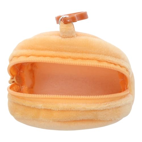 Generic 1Pcs Money Pouch for Traveling Solid Mini Backpack Coin Purse Plush Brown 9x9.5cm3