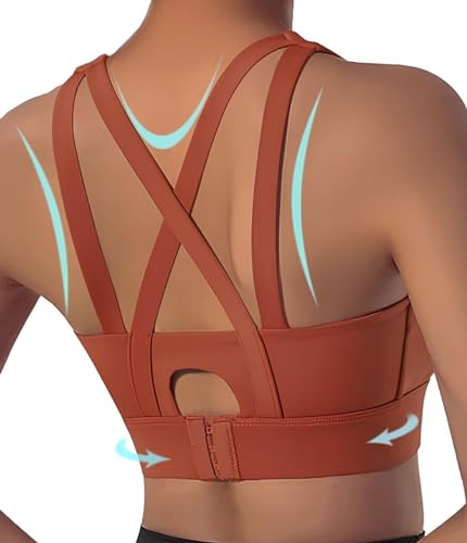 Image of Fabluk Sports Bra European Design - High Impact Support for Running & Cycling