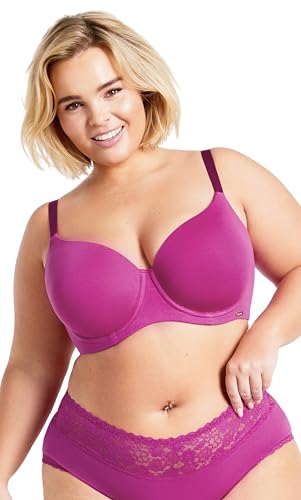 Image of City Chic Women's Plus Size Bra - Smooth & Chic Cotton T-Shirt