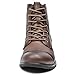 LUODENGLANG Chukka Boots Casual Fashion Oxford Dress Boots Leather Lace Up Desert Ankle Boots Classic For Men Lightweight Anti Slip Brown Dark 46 M 11