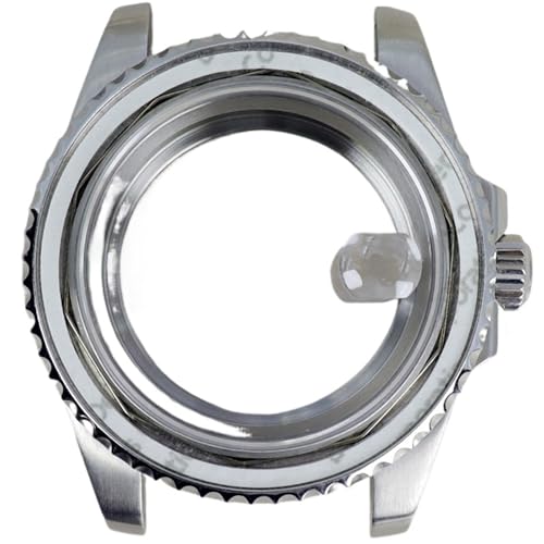 [X] 40mm_CrOP[XTt@CAKXAKZCR[NH35 NH36 NH34 8215 Eta2824[ugΉA28.5mmՁA316Lvi vP[X(Glass Bottom Cover 1,Miyota 8215)