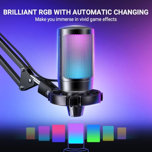 FIFINE A6T USB Gaming Microphone Kit, Black - Image 6