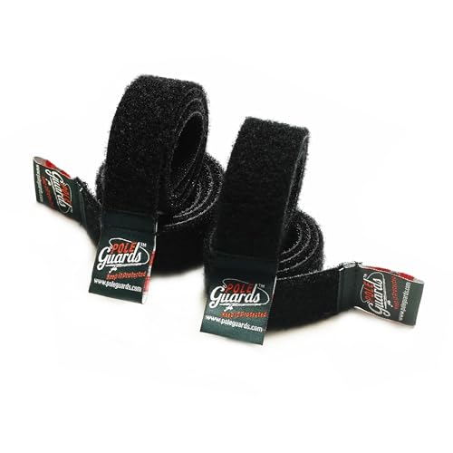 Fishing Rod Ties Fishing Rod Wrap Heavy Hook and Loop Straps. Set of (4) Fishing Pole Belt Hook and Loop Rod Holder Casting or Spinning Rod Straps.