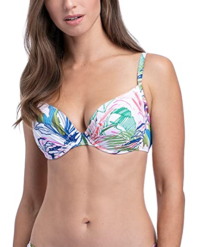 Profile by Gottex Women's Standard Molded Cup Sized Bikini Top Swimsuit, Tropicana Multi, 32E