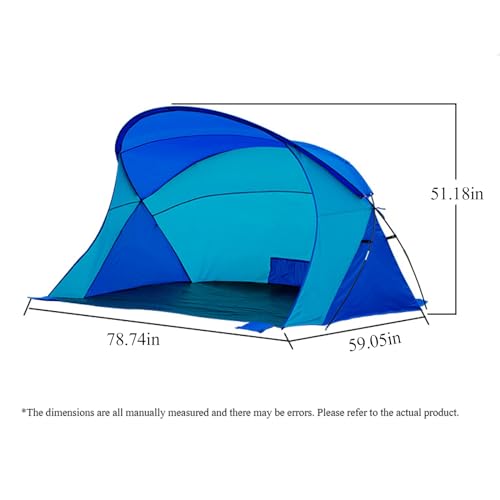 Carpa portátil plegable para camping y playa miniatura 2