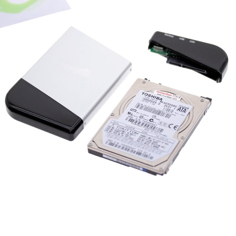 Caja externa USB 2.0 para disco SATA 2.5" aluminio miniatura 2