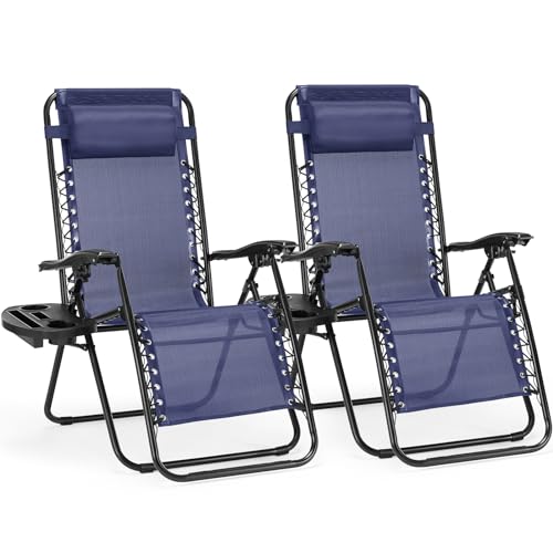 NEWBULIG Zero Gravity Chair Set of 2, Lounge Chair...