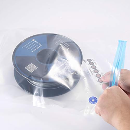 Image of Serplex 10Pcs for 3D Printer Filament Storage Bags with Manual Air Pump & 4 Sealing Clips 30x34cm Reusable Vacuum Storage Bag for PLA ABS PETG Filaments Anti-Moisture Vacuum Filament Storage Bag