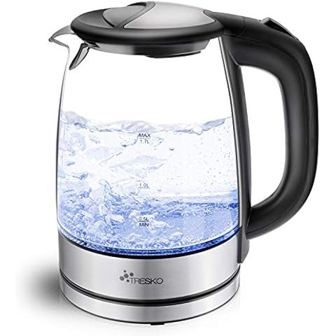 TRESKO Glas Wasserkocher 1.7L - 2200W Cover