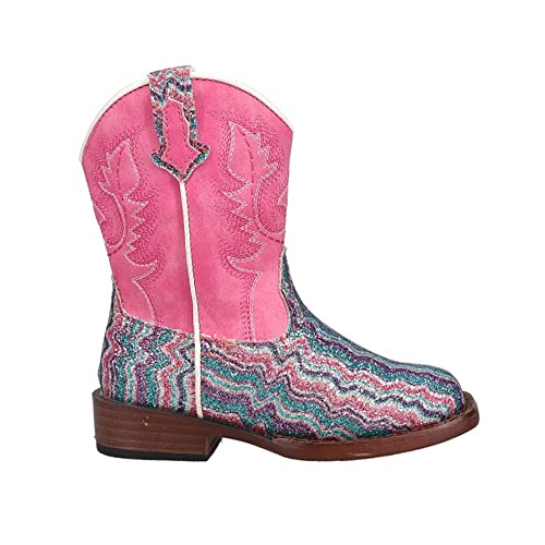 ROPER Baby Girl's Glitter Waves (Toddler) Pink 5 Toddler M