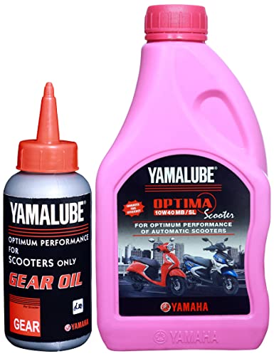 Image of YAMAHA Yamalube Optima Scooter 10W40 4 Stroke Engine Oil 800ml & Optimum Performance Scooter Gear Oil 100ml