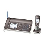 パナソニック おたっくす デジタルコードレスFAX 子機1台付き 1.9GHz DECT準拠方式 ブラウン KX-PD503DL-T