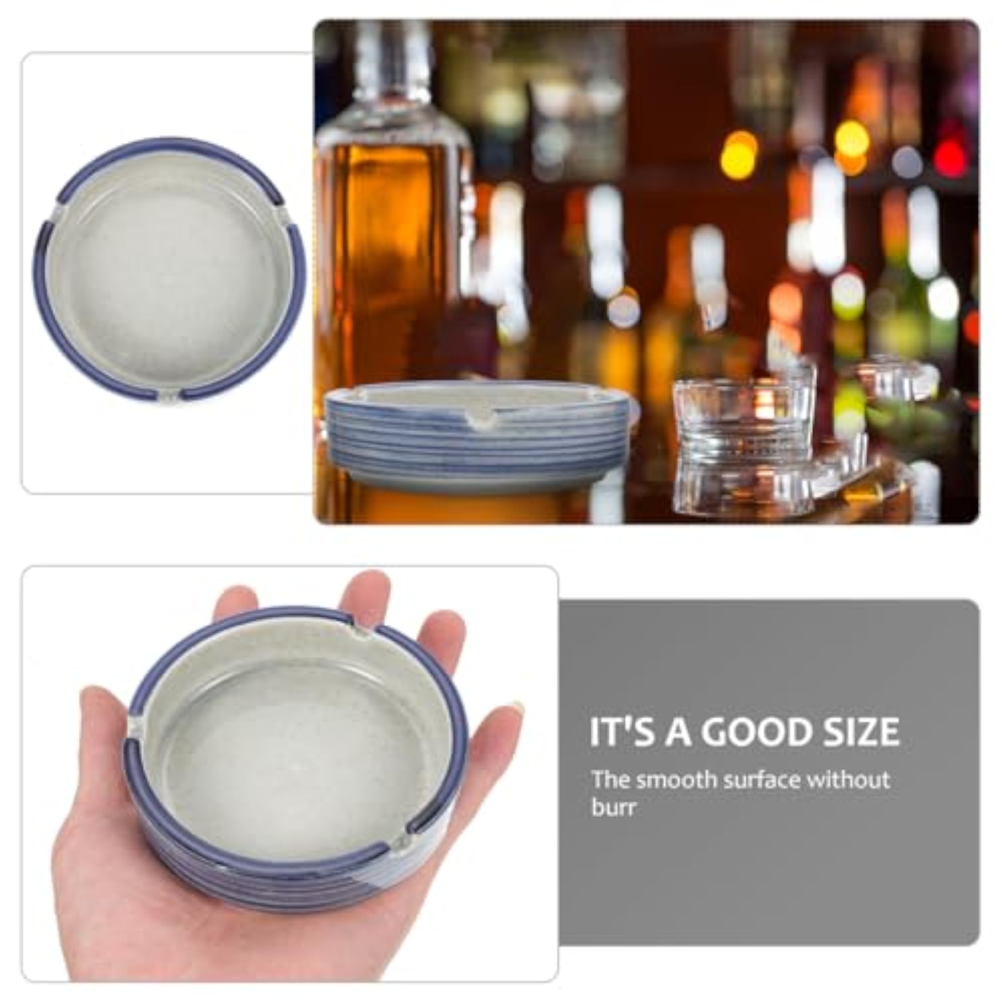 Ceramic Outdoor Cigarette Ashtray