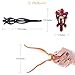 RC ROCHE ORNAMENT 6 Pcs Womens Premium Elegant Curved Side Slide French Concord Beak Durable No Slip Fashion Beauty Accessory Hair Barrette Pin Jaw Teeth Clip, Medium Classic Multicolor
