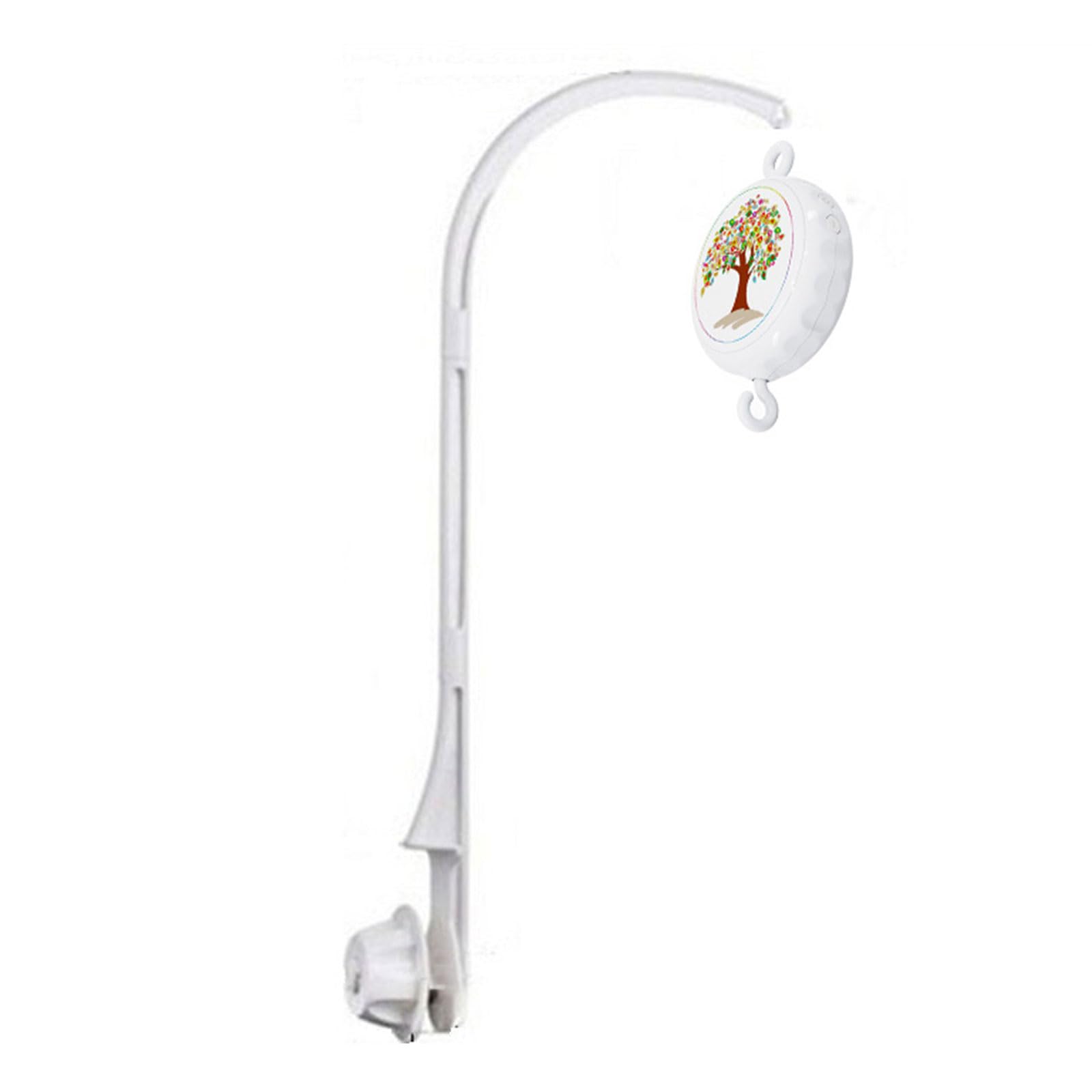 Baby Bells and Frame Arm Bracket Baby Musical Crib Toy 24 Songs Move Battery Operated Music Box