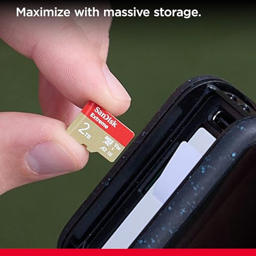 Image of SanDisk Extreme 2TB microSDXC UHS-I, 240MB /s Read, 140MB /s Write Memory Card for 4K Video on Smartphones, Action Cams and Drones