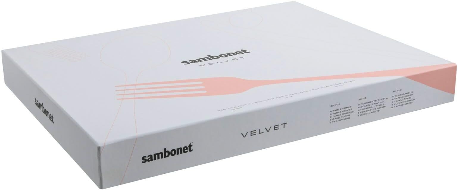SAMBONET - Obs_uga 30 sztuk Velvet stalowa monoblok