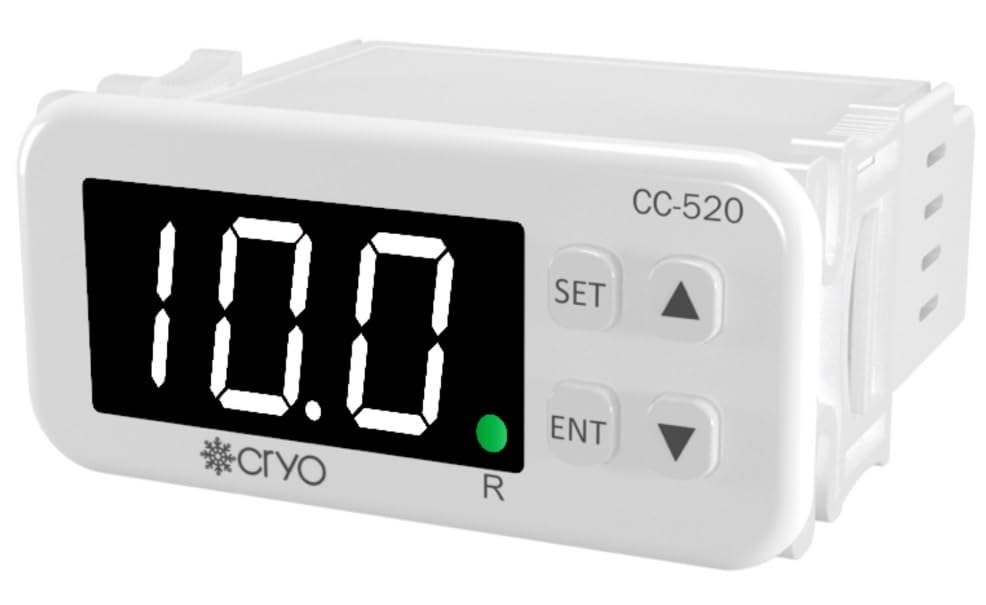 Multispan CC-520 Cryo Cooling Refrigeration Controller - 20A Relay with NTC Sensor (White Display)-image-43