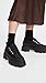 Ganni Women's Track Sole Oxfords, Black, 10 Medium US