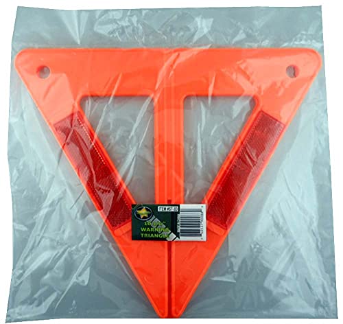 Triángulo de Seguridad Plástico 3D 23.2 cm Alto miniatura 2