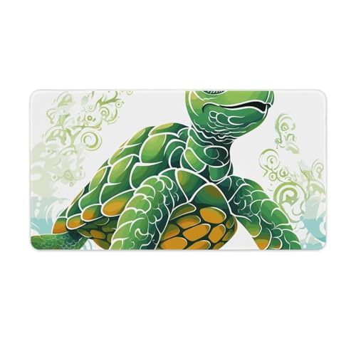 Tapis de souris de jeu avec motif tortue grand tapis de bureau