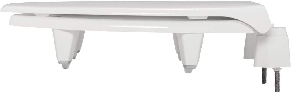 Exclusive Discount 80% Offer BEMIS 3L2150T 000 Medic-Aid 3 Lift Raised Open Front Plastic Toilet Seat with Cover, ELONGATED, Long Lasting Solid Plastic, White