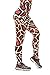 LEGGINGS A VITA ALTA Sports Zumba Yoga Running for Girls Women Materiale elastico dal pianeta Funky MOLTI COLORI. (Baby Giraffe)