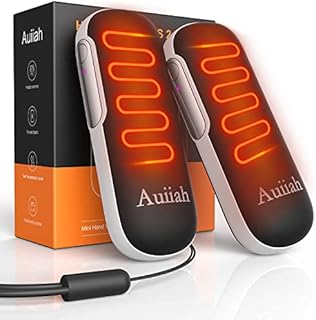 Hand Warmers Rechargeable 2 Pack, 5000mAh Electric Hand Warmer Power Bank, Portable USB Reusable Pocket Handwarmers, Heat Therapy Great for Outdoor Camping Golf Raynauds, Gifts for Women, Men