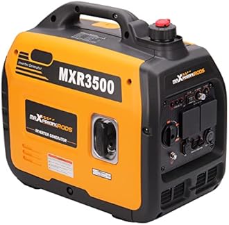 maXpeedingrods 3300W Portable Inverter Generator Petrol Silent Pure Sine Wave Generator for Camping, RV Travel, Home, or Jobsites