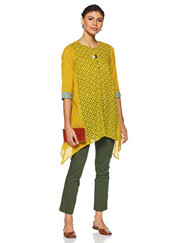 Image of global desi Women's Cotton Floral Regular Shirt