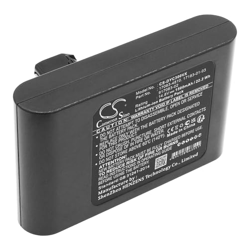 Batería Dyson DC30 y DC35 Techtek de 1500mAh para aspiradoras de mano inalámbricas 6